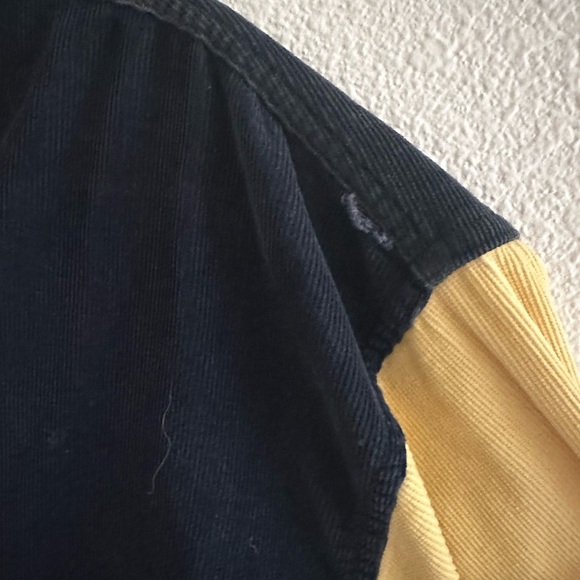 J. CREW VNTG Men’s Color-block Corduroy button down, XL 1991 J. CREW authentic - Picture 5 of 8